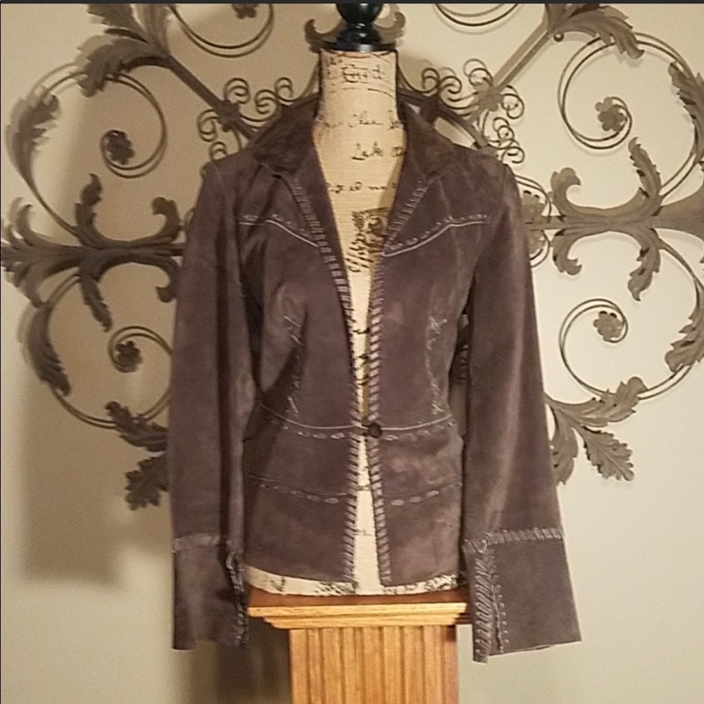 Suede Boho Jacket